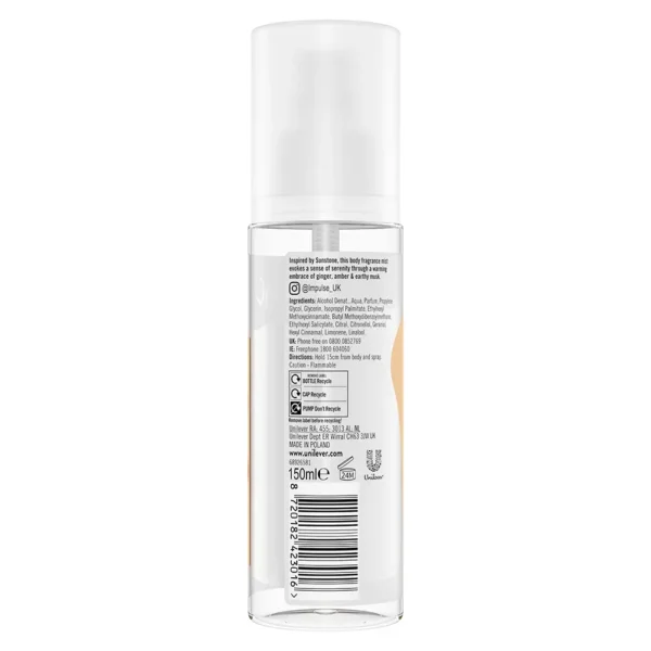 Serenity Sunstone Scented Body Mist 150ML - Image 2