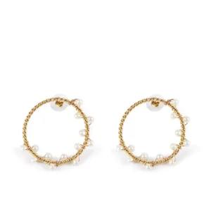 Shabama Bright Gold Shima Earrings - 1 Unit
