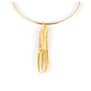 Shabama Elastic Shiny Gold Necklace - 1 Unit