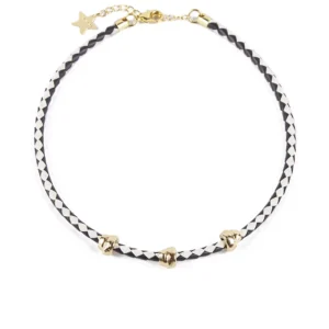 Shabama Namibia X3 Shiny Gold Necklace