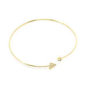 Shabama Rigid Coney Bracelet - Shiny Gold