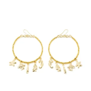 Shabama Shiny Gold Formentor Earrings