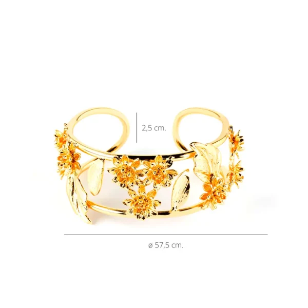 Shabama Shiny Gold Luxor Bracelet - Image 2
