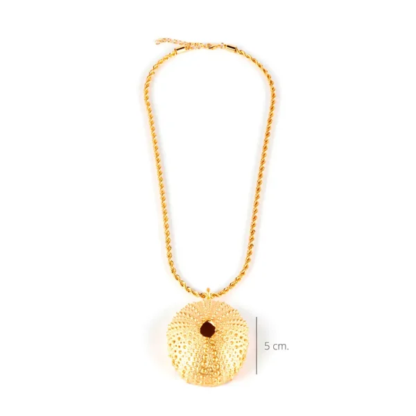 Shabama Shiny Gold Trenc Top Necklace - Image 2
