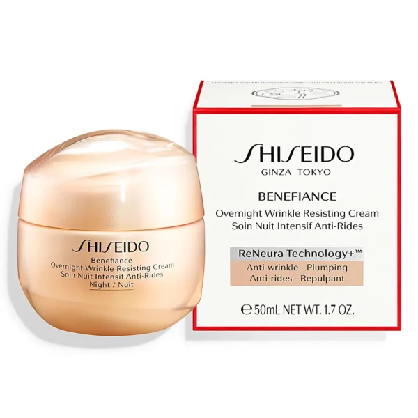 Shiseido Benefiance Overnight Wrinkle Resisting Cream 50ML - Image 2