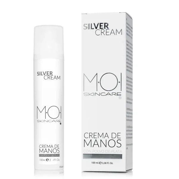 Silver Cream Hand Cream with Silver Powder 100ML - Image 2