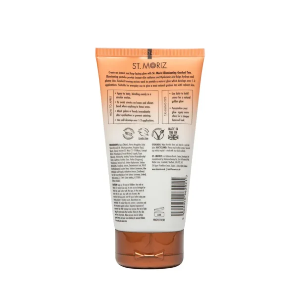 St. Moriz Gradual Tan Illuminating Self Tanning Lotion 150ML - Image 2