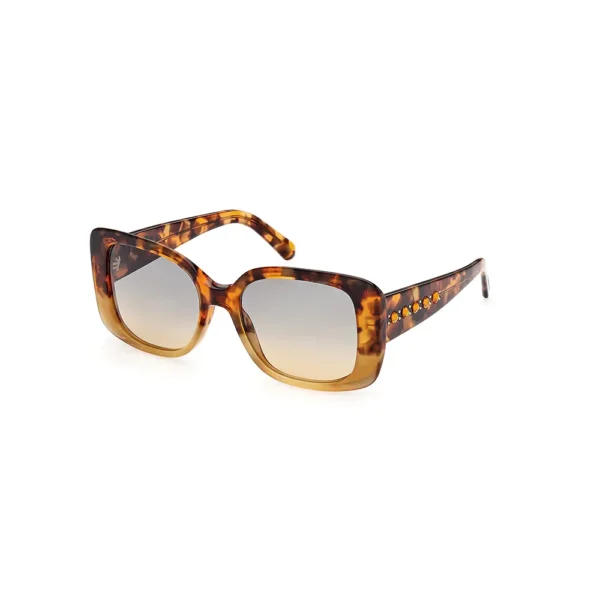 Swarovski Havana Rectangular Sunglasses 53MM - Image 2