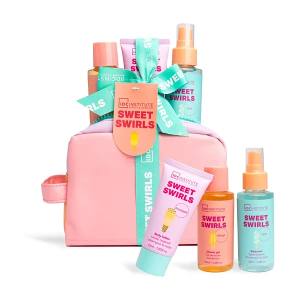 Sweet Swirls 4-Piece Body Care Set With Toiletry Bag - Image 2