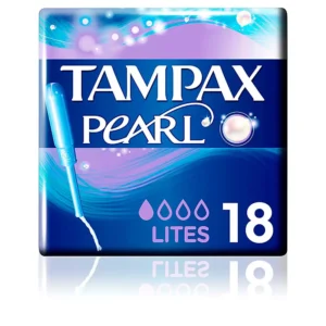TAMPAX PEARL Lites Tampons 18 Count
