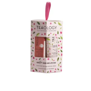 Tealogy Black Rose Hand Cream & Lip Balm Set (2 Pcs)
