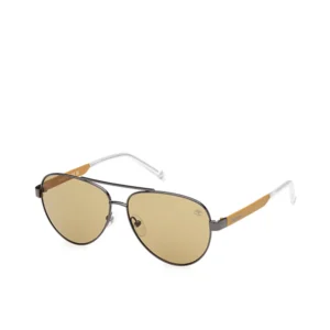 Timberland 140mm Aviator Sunglasses - Silver Classics