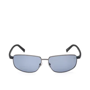Timberland 150mm Polarized Sunglasses - Silver Rectangular