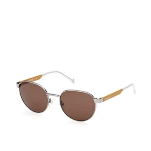 Timberland Vintage Silver Round Sunglasses 140mm