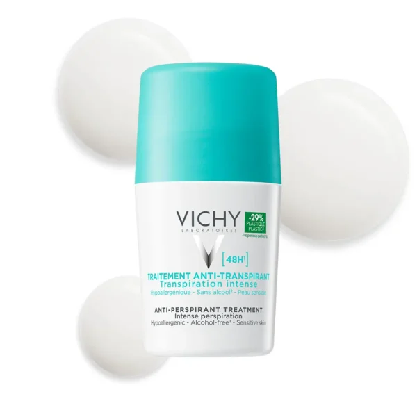 VICHY 48H Anti-Perspirant Roll-On 50ml - Image 3
