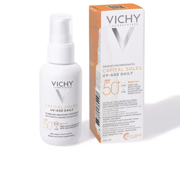 VICHY Capital Soleil UV-Age Daily Water Fluid SPF 50+ 40ML - Image 3