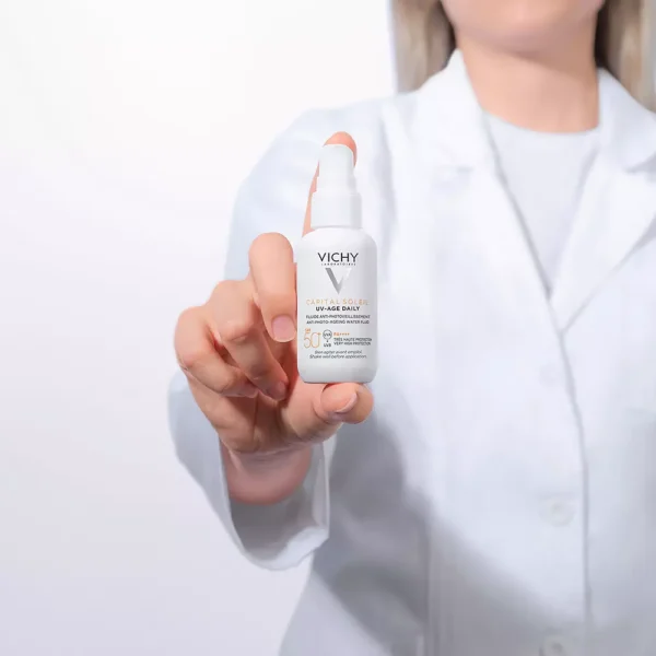VICHY Capital Soleil UV-Age Daily Water Fluid SPF 50+ 40ML - Image 4