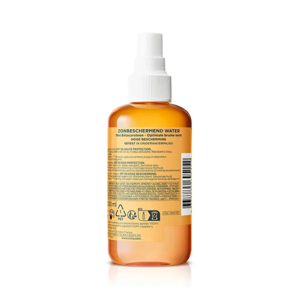 VICHY Idéal Soleil SPF50 Sun Protection Water 200ml - Image 2