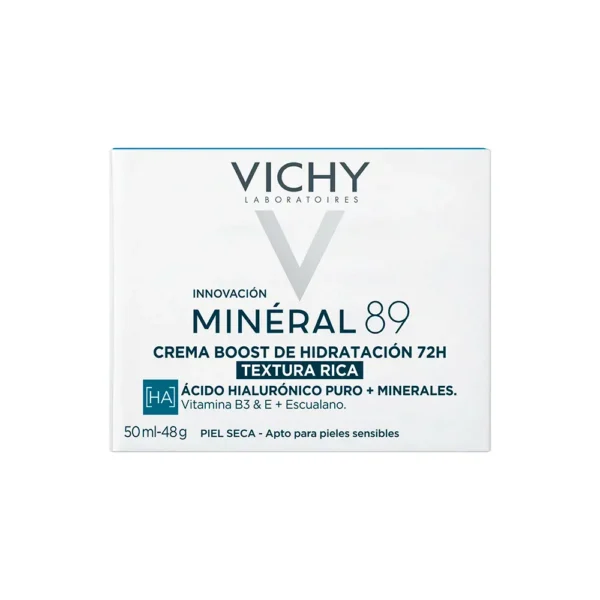 VICHY Minéral 89 72H Rich Moisturizing Cream 50ML - Image 2