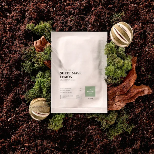 VILLAGE 11 Active Clean Lemon Sheet Mask 23g - Image 2