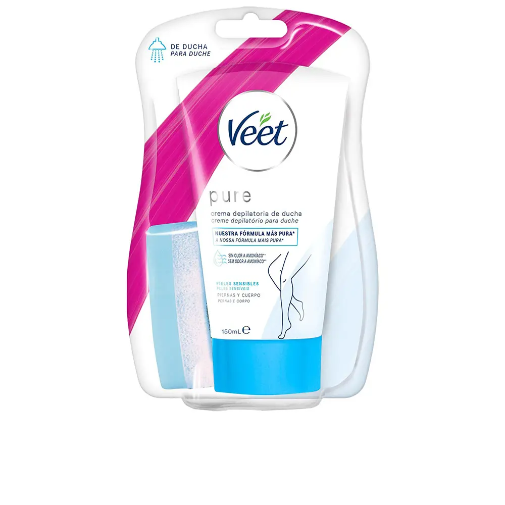 Veet Pure Shower Hair Removal Cream for Sensitive Skin 150ml