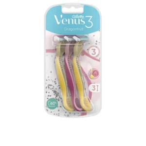 Venus3 Dragonfruit Disposable Hair Removal Blades - 3 Units
