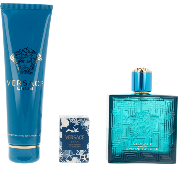 Versace Eros 3-Piece Gift Set: EDT & Shower Gel