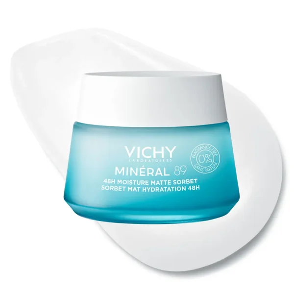Vichy Minéral 89 Matte Sorbet Gel 50ml With Hyaluronic Acid - Image 2