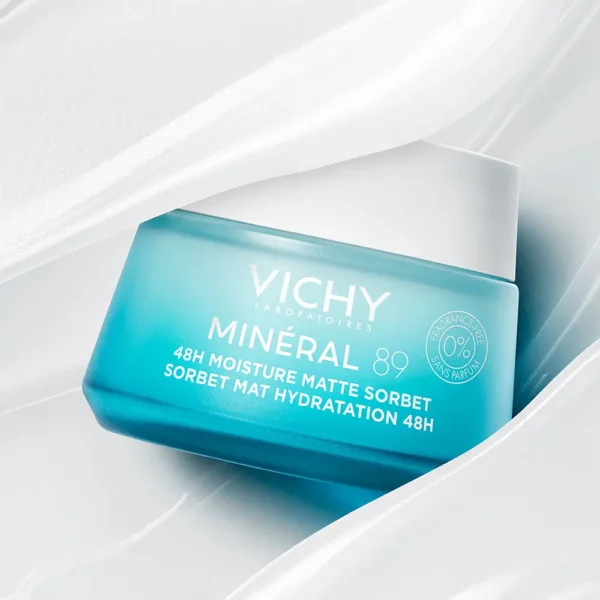 Vichy Minéral 89 Matte Sorbet Gel 50ml With Hyaluronic Acid - Image 4
