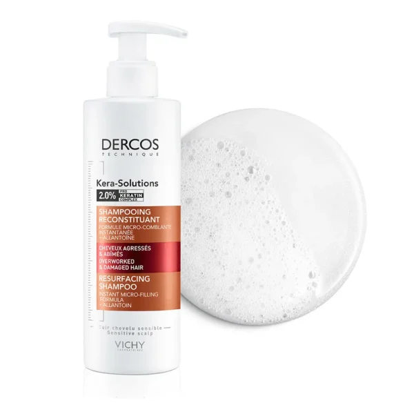 Vichy Reconstructing Shampoo 250ML for Damaged Hair - Image 4