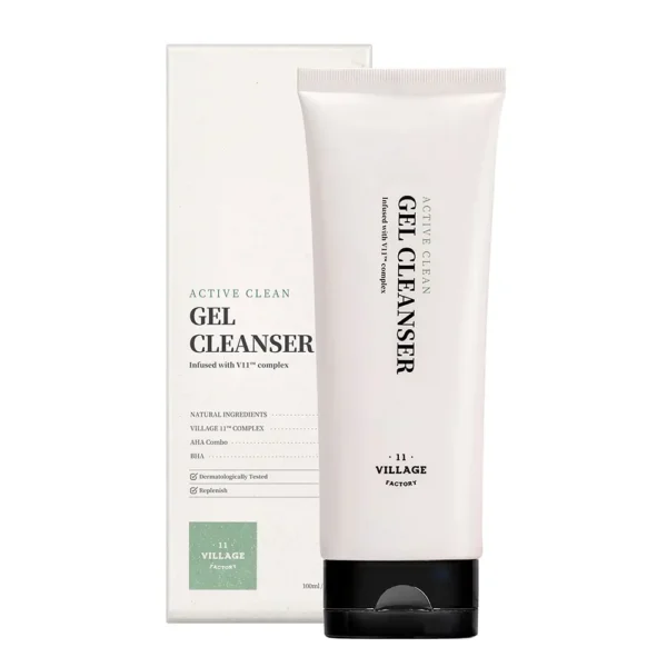 Village 11 Active Clean Gel Cleanser 100ML - Image 2