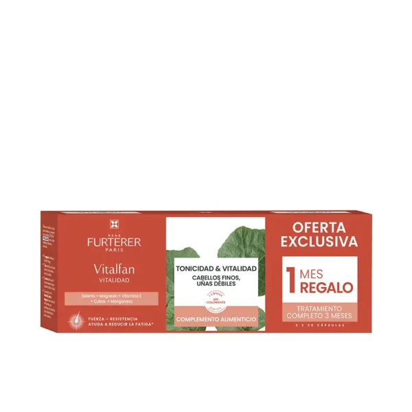 Vitalfan Vitality Hair and Nails Capsules - 3 x 30 Units