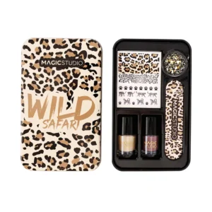 Wild Safari Savage Nail Art Set - 6 Pieces