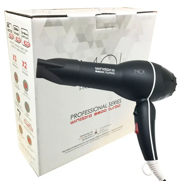 WindPro 3900 Turbo Professional Hair Dryer 2200W - Image 2