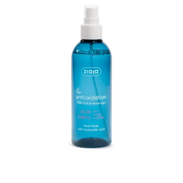 ZIAJA Acai Facial Tonic Spray 200ML - Vegan Hyaluronic Acid