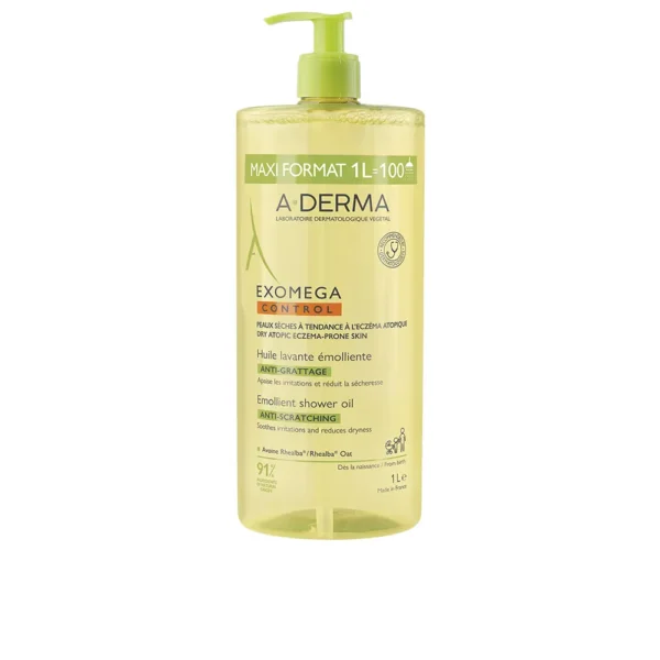 A-DERMA Exomega Control Emollient Shower Oil 1000ML