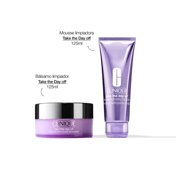 Clinique Take The Day Off Double Cleanse Case - 2 Pcs - Image 2