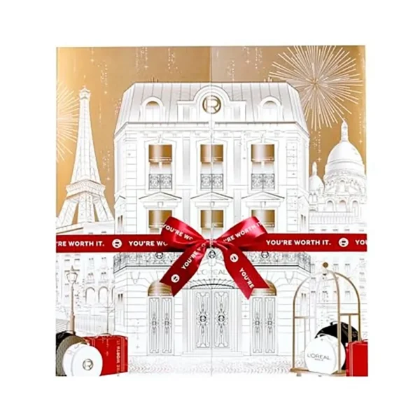 L'Oréal Paris Advent Calendar with 24 Makeup Pieces - Image 2