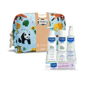 Mustela Baby Boy Jungle Toiletry Bag Set - 5 Pieces