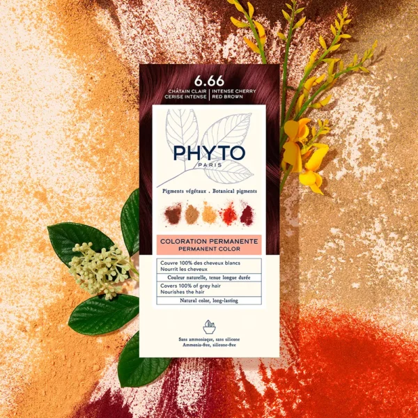 PHYTOCOLOR 6.66 Intense Light Cherry Brown - 4 Units