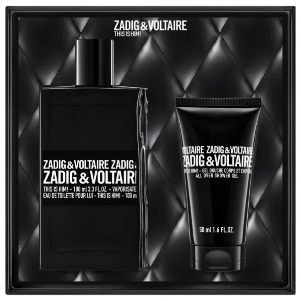 ZADIG & VOLTAIRE This Is Him! Gift Set 100ML EDT & 50ML Shower Gel - Image 2
