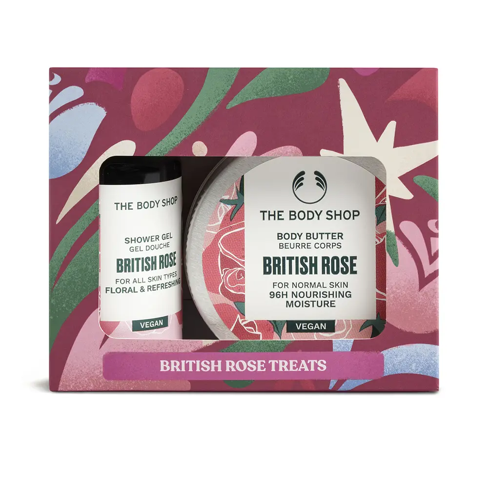 British Rose Shower Gel And Body Butter Set