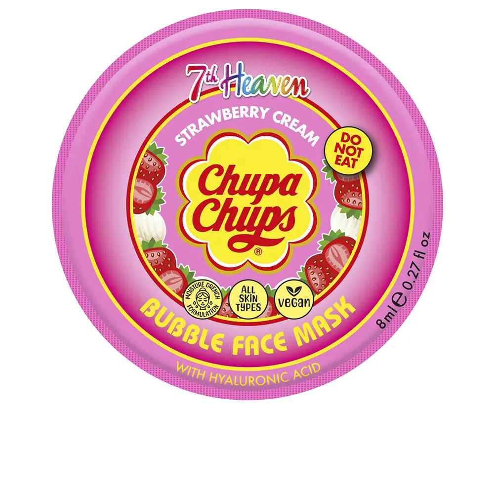 Chupa Chups Strawberry & Cream Bubble Mask
