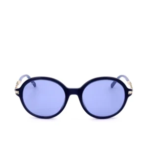 Swarovski Round Blue Sunglasses
